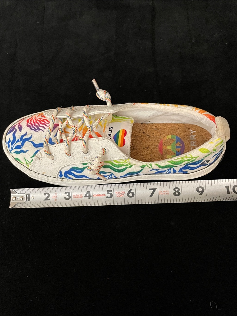 Women’s SPERRY Crest Vibe Pride Sneakers Sz 7M - Picture 5 of 8